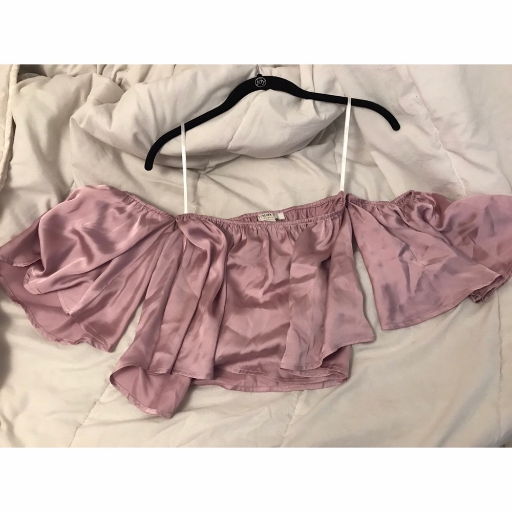 Lavender crop top